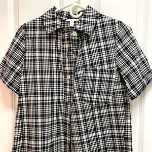 COS pop-over shirt.